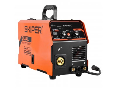 Сварочный полуавтомат SKIPER MIG/MAG-250D-15 (250А; Микропроцессор; MIG/MAG; еврорукав 3м)